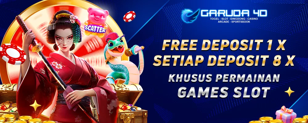 free deposit 1x setiap deposit 8x